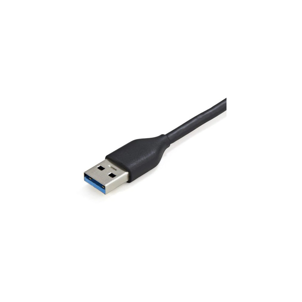 StarTech HB30AM4AB USB Hub - USB 3.2 (Gen 1) Type A - Portable - Black, Space Gray - UASP Support - 4 Total USB Port(s) - PC, ChromeOS, Mac, Linux, Android, iPadOS - Image 4