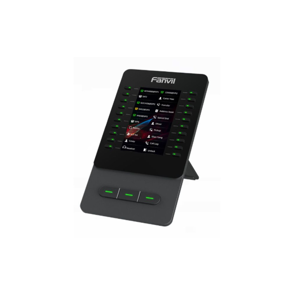 Fanvil IPF-EM60 EM60 multifunctional color‑screen expansion module for V65, V66,V66 Pro IPphones. 4.3inch color display 60 programmable DSS, dual‑color LED ind - Image 1