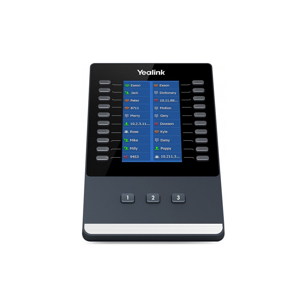 Yealink EXP43 Expansion Board for T43U/T46U/T48U, 4.3" Color Screen with 20 Physical Keys - Image 1