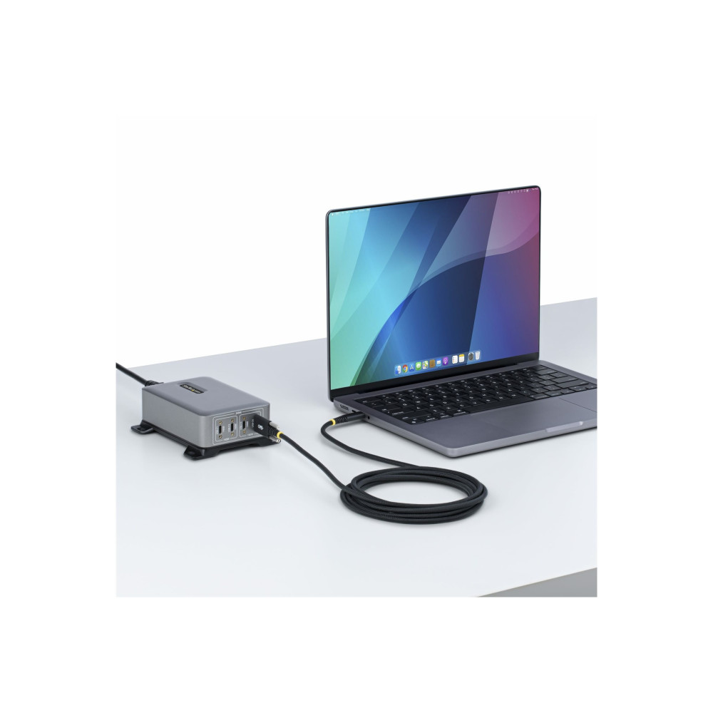 StarTech S2CEPR3M-USBSL-CABLE 10FT (3M) USB-C CHARGING CABLE, 240W, SILICONE JACKET, LTW - Image 2