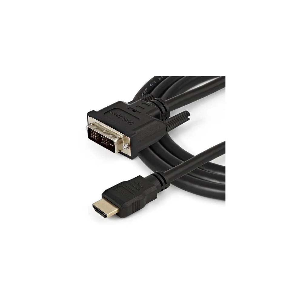 StarTech HDDVIMM150CM 1.5M HDMI TO DVI-D ADAPTER CABLE, BLACK, LTW - Image 4