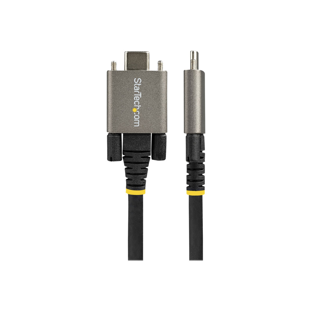 StarTech USB31CCSLKV1M 3FT (1M) USB-C CABLE, SIDE SCREW LOCKING, USB 10GBPS, 100W (5A) POWER DELIVERY, 8 - Image 3