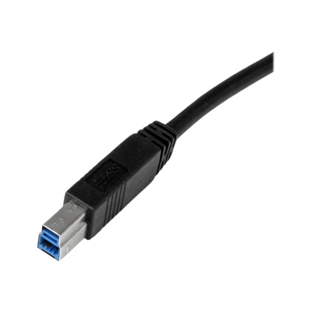 StarTech USB3CAB1M 1M USB 3.0 A TO USB 3.0 B CABLE, M/M, LTW - Image 3
