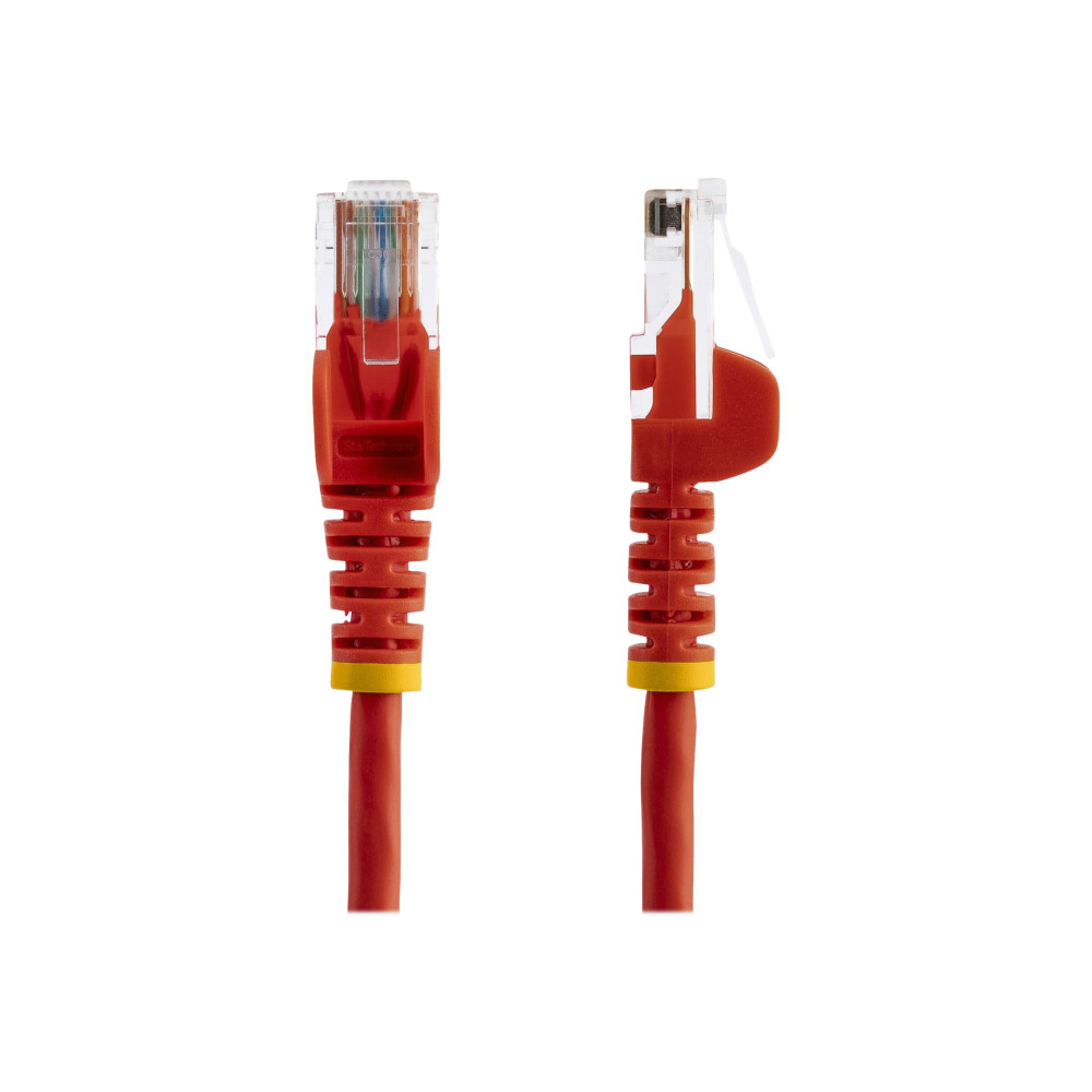 StarTech 45PAT50CMRD 50CM RED CAT 5E CABLE SNAGLESS - Image 3