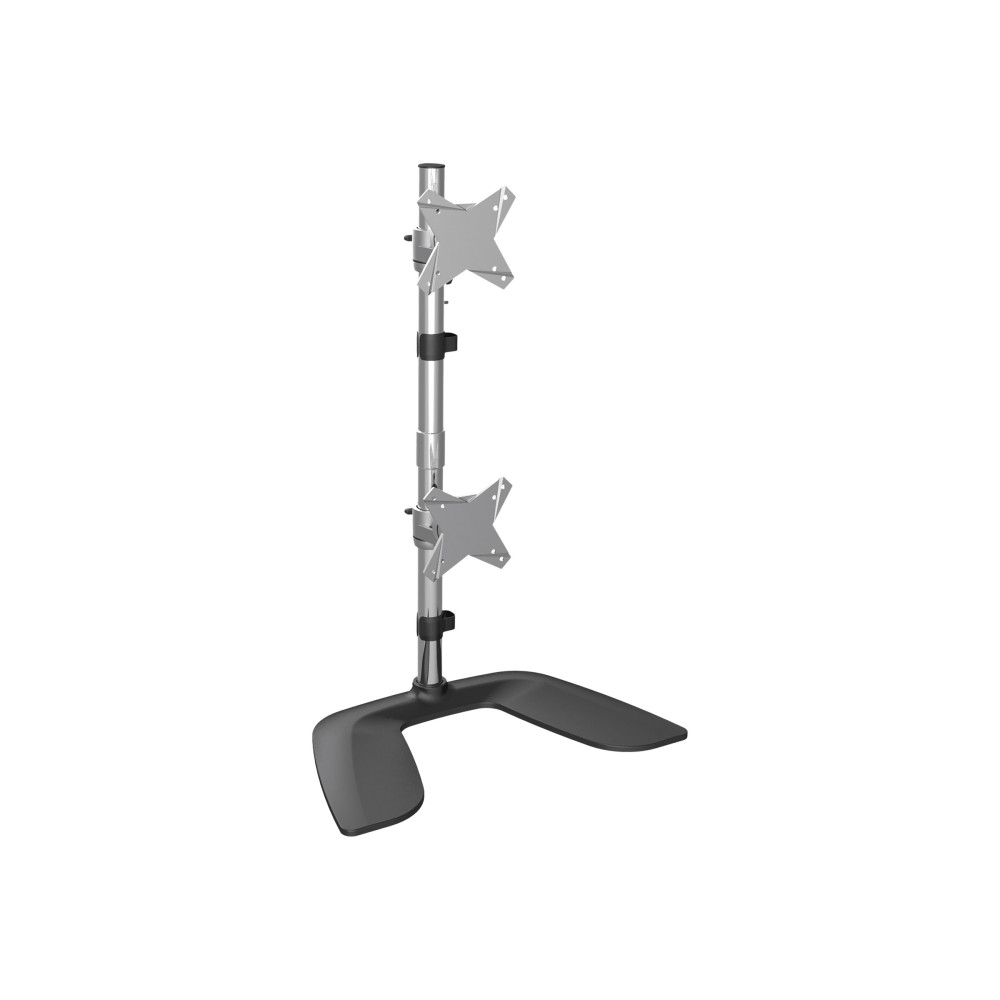 StarTech ARMDUOVS VERTICAL DUAL MONITOR STAND - FREE STANDING MOUNT 27 INCH VESA 5YR - Image 2