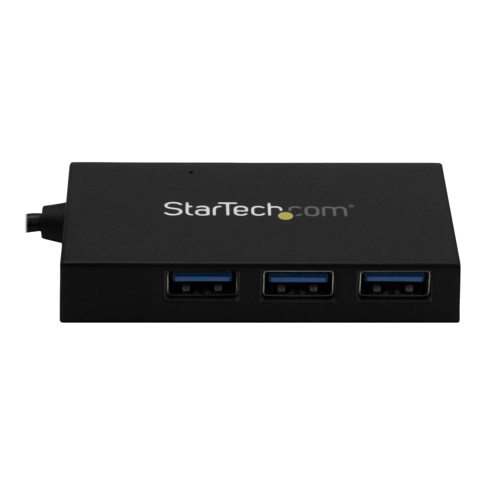 StarTech HB30A3A1CFB 4 PORT USB 3.0 HUB 5GBPS - 3 USB-A & 1 USB-C - USB BUS POWERED - Image 3
