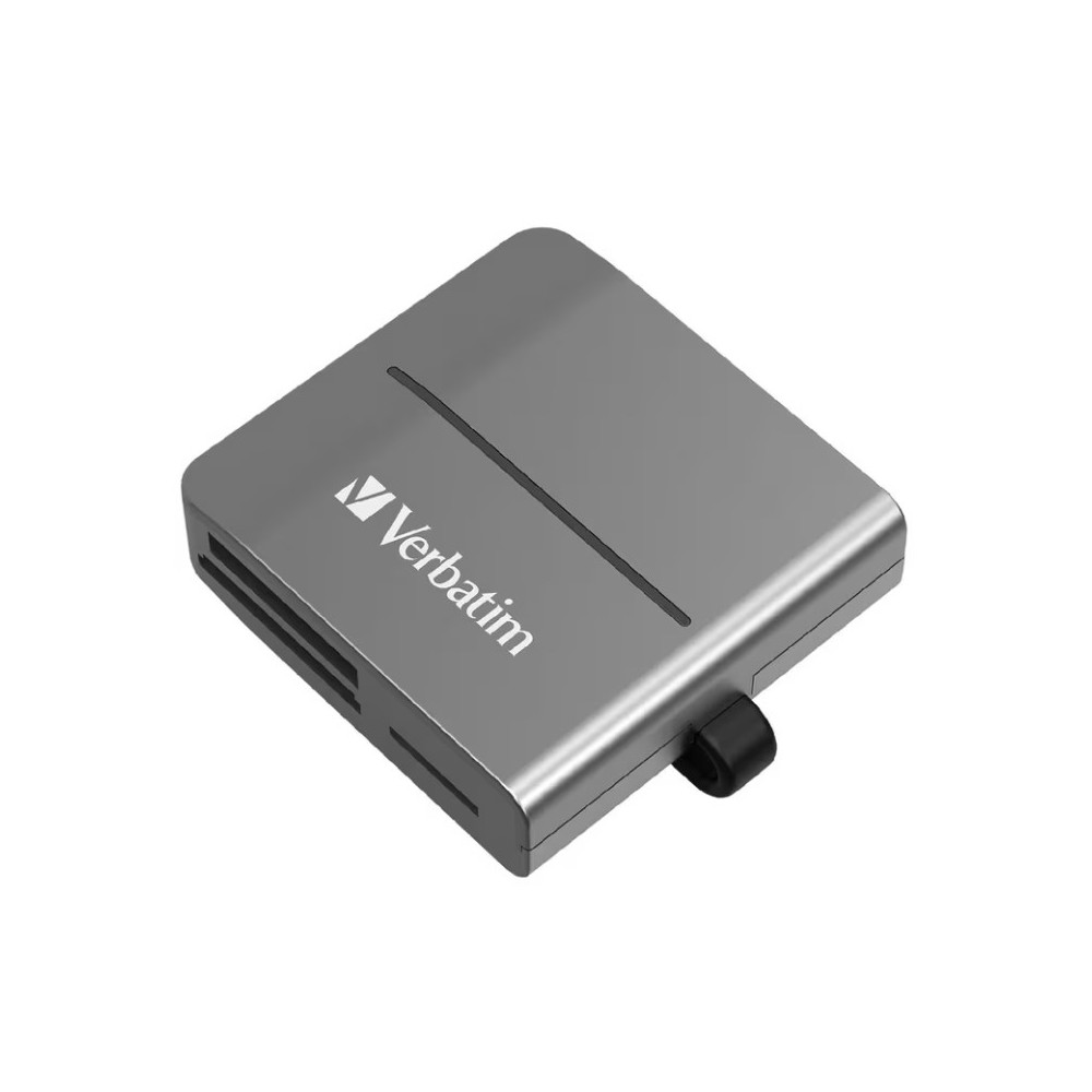 Verbatim 65678 USB 3.2 Gen 1 All- in-1 Card Reader SD, SDHC, SDXC, microSD, microSDHC, microSDXC, CF-1, Memory Stick, MS-Pro Duo, xD, and M2. - Image 1