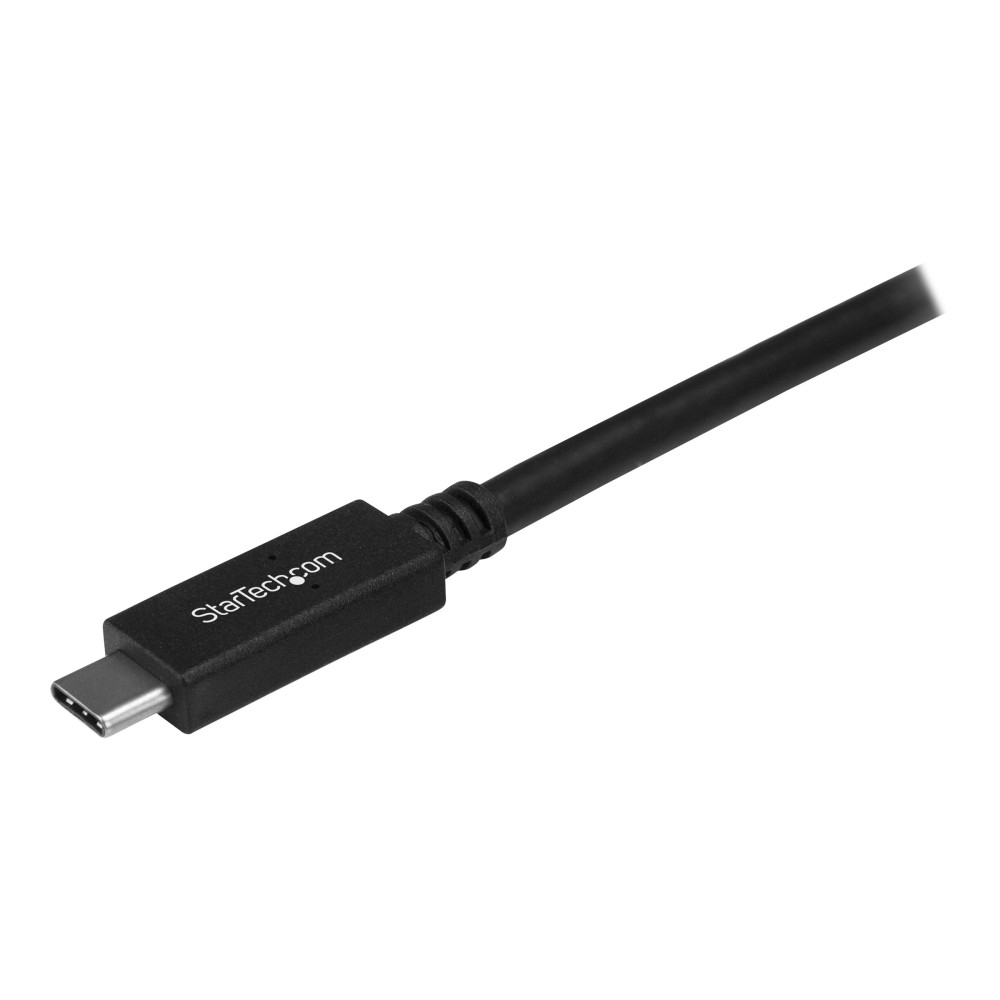 StarTech USB31CC50CM 50CM USB-C 3.1 CABLE, TB 3 COMPATIBLE, BLACK, 2YR - Image 3