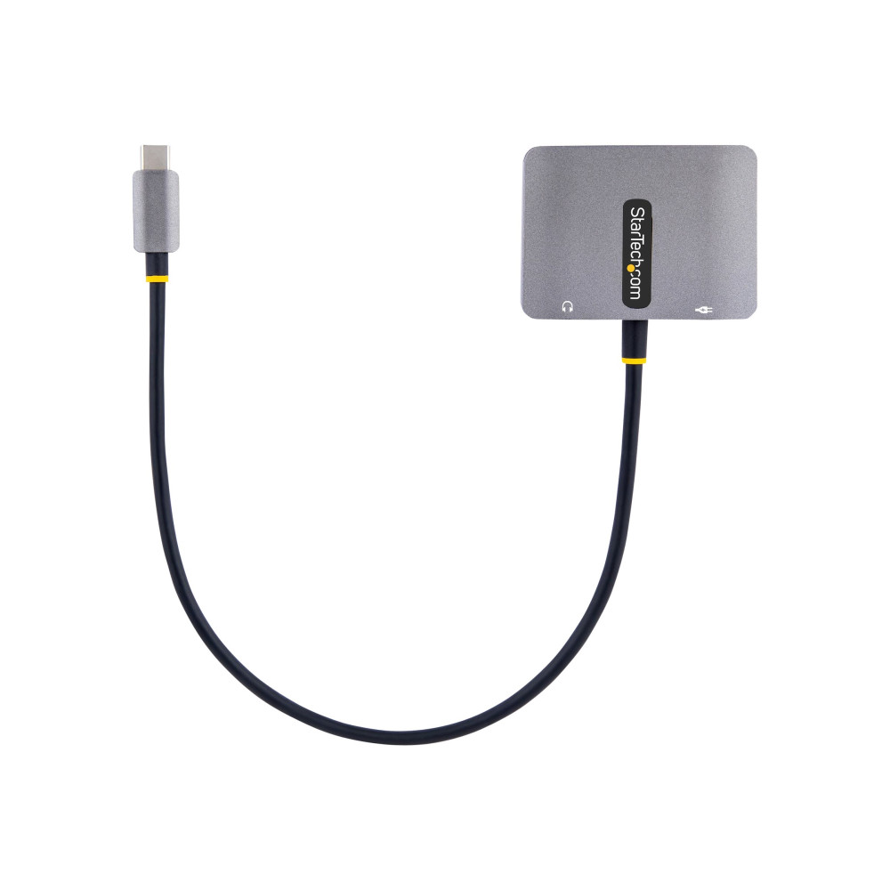 StarTech 122-USBC-HDMI-4K-VGA USB C VIDEO ADAPTER, USB C TO HDMI VGA MULTIPORT ADAPTER, 3.5MM AUDIO, 4K 60H - Image 2