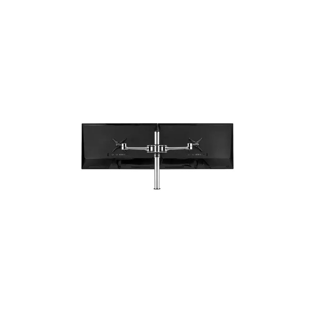 Atdec AF-AT-D-P DUAL MONITOR ARM, UP TO 2 x 27", 8KG EACH ARM, DESK CLAMP, 100MM VESA, POLISHED,10YR - Image 2