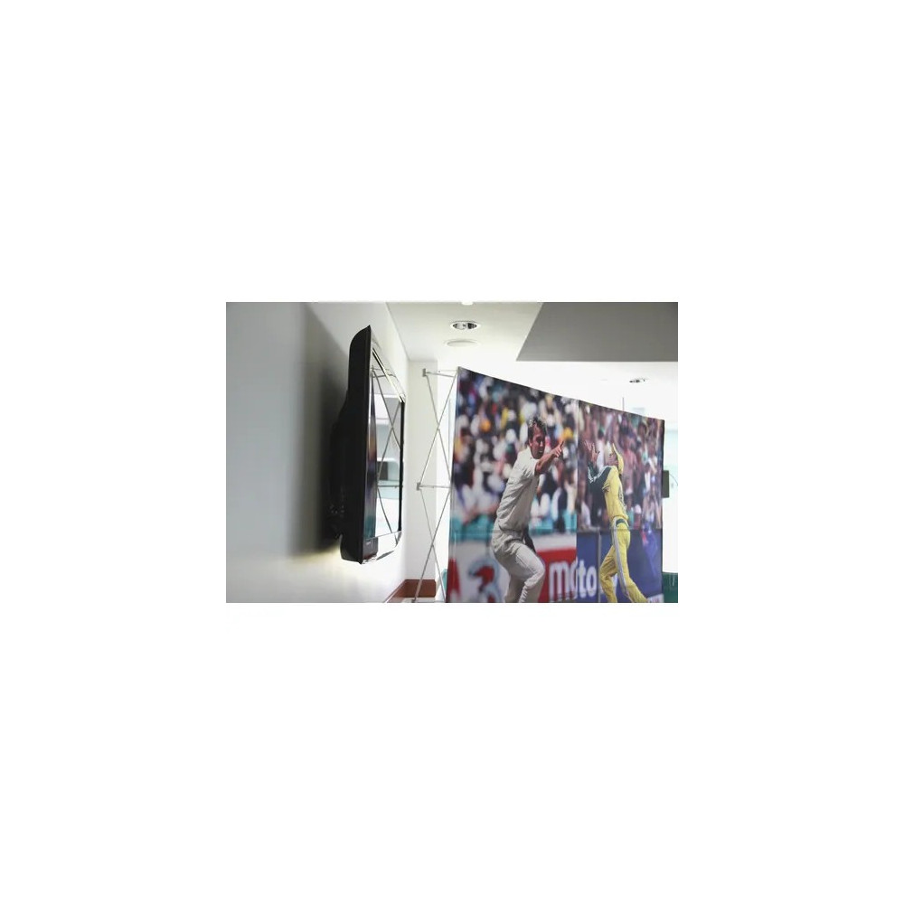 Atdec TH-3070-UF Wall Mount for Flat Panel Display - Silver, Black - Height Adjustable - 1 Display(s) Supported - 106.7 cm to 203.2 cm (80") Screen Support - 90.72 kg Load Capacity - 200 x 200, 200 x 100, 300 x 200, 300 x 300, 400 x 300, 400 x 400, 600 x