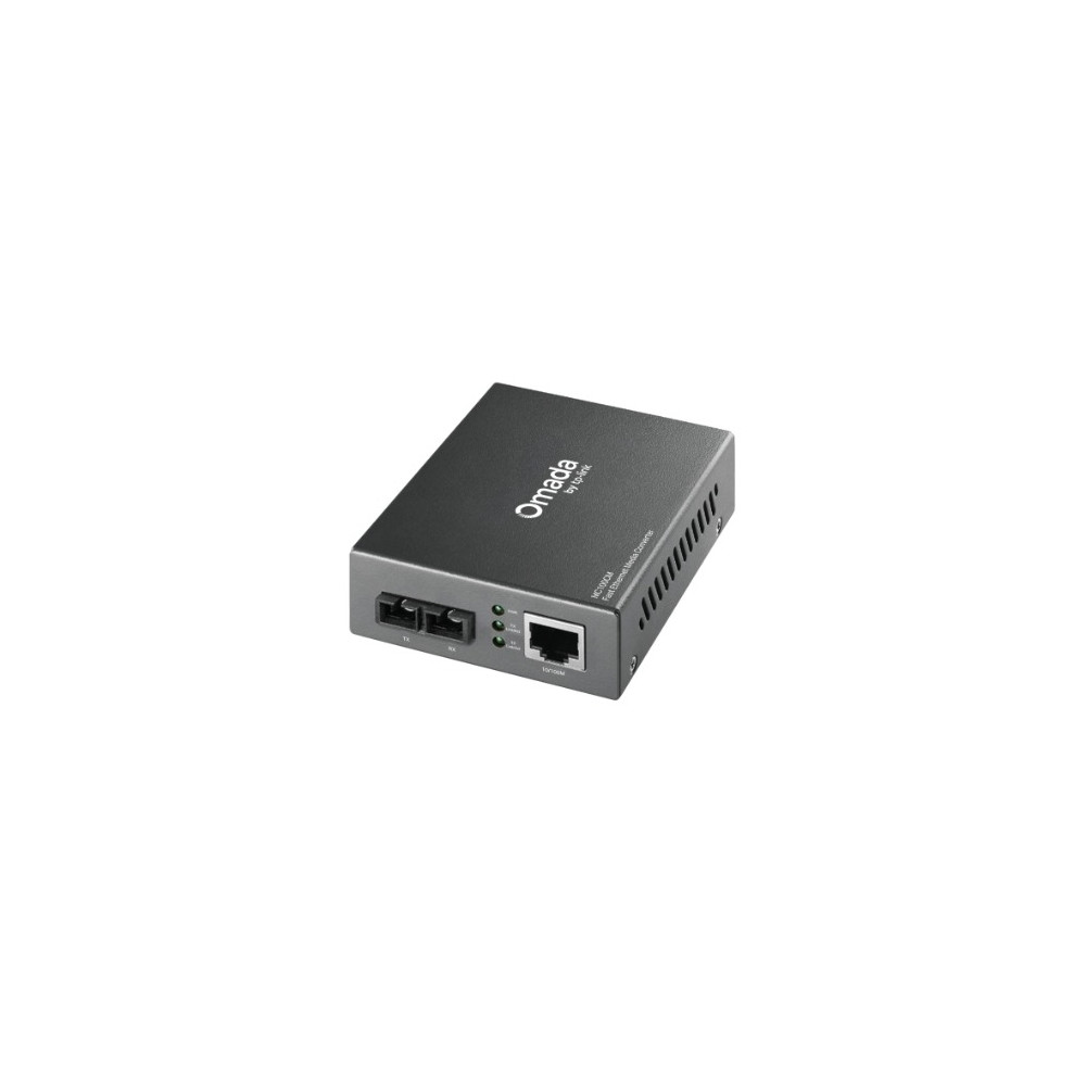 TP-LINK MC100CM 10/100Mbps Multi-Mode Media Converter - IEEE 802.3u, SC-Type, 1310nm 2km Multi-mode - Image 1