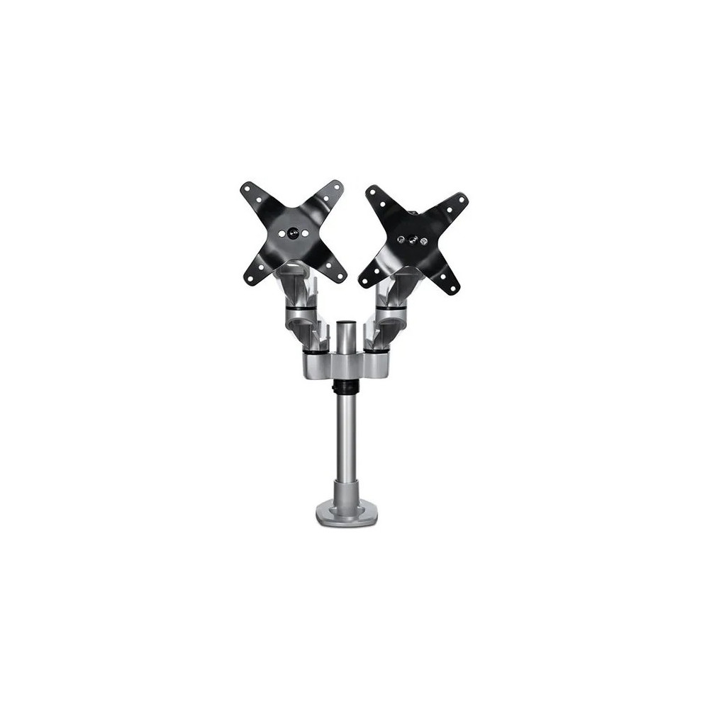 StarTech ARMDUALPS Desk Mount Dual Monitor Arm, Premium Articulating Desktop VESA Mount up to 27" (17.6lb/8kg) Displays, Height Adjustable - VESA 75x75/100x100mm heavy duty dual monitor mount for two displays up to 30in (22lb) each - Ergonomic h - Image 1