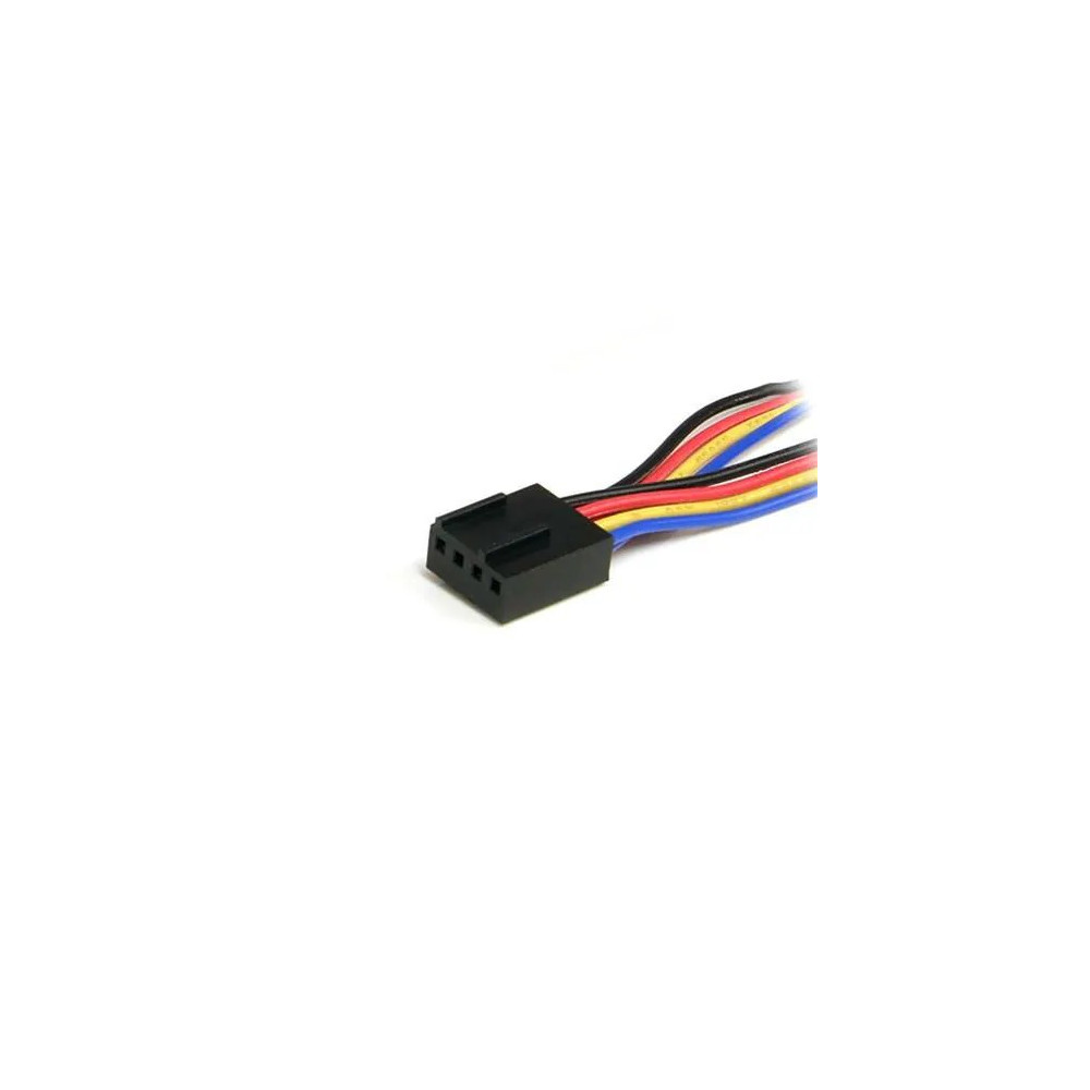 StarTech FAN4SPLIT12 12IN 4 PIN FAN POWER SPLITTER CABLE - F/M - Image 2
