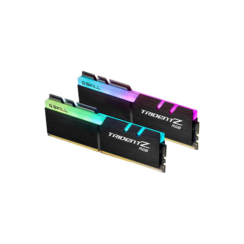 G.SKILL F4-3200C16D-16GTZR 16GB (2 x 8GB)/ PC4-25600 / DDR4 3200 Mhz/ Timings 16-18-18-38/ Voltage 1.35V/ Trident Z RGB - Image 1