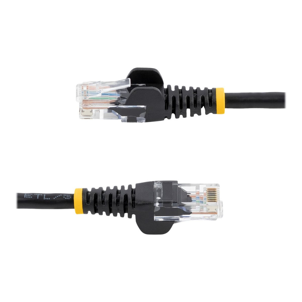 StarTech 45PAT7MBK CAT5E ETHERNET PATCH CABLE WITH SNAGLESS RJ45 CONNECTORS - 7 M, BLACK - Image 4
