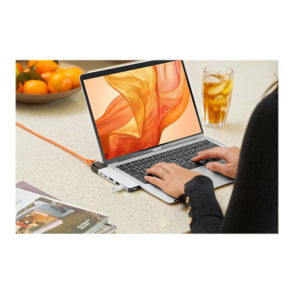 Targus GN28N-SILVER HYPERDRIVE NET 6-IN-2 USB-C HUB - SILVER - Image 8
