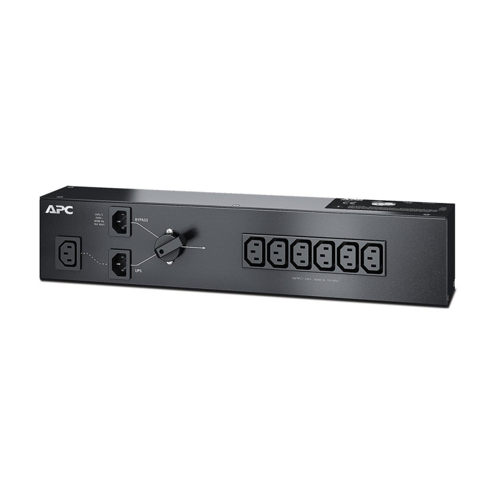 APC SBP1500RMI SERVICE BYPASS PDU, 230V 10AMP W/ (6) IEC C13 - Image 2