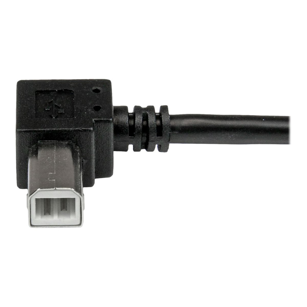 StarTech USBAB2MR 2M USB 2.0 A TO RIGHT ANGLE B CABLE - M/M - Image 2