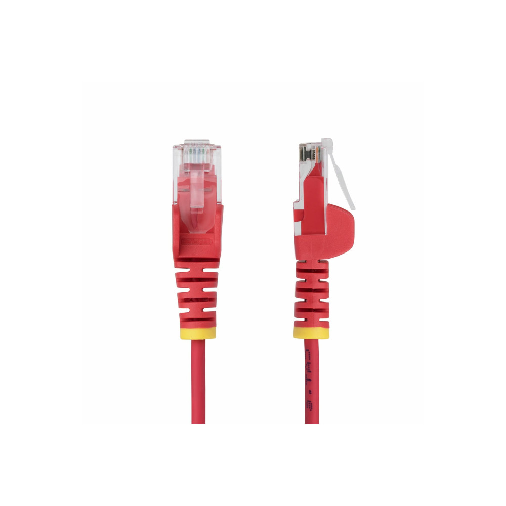 StarTech N6PAT300CMRDS 3m Red Slim CAT6 Ethernet Cable, Snagless, 28AWG, LSZH, LTW - Image 2