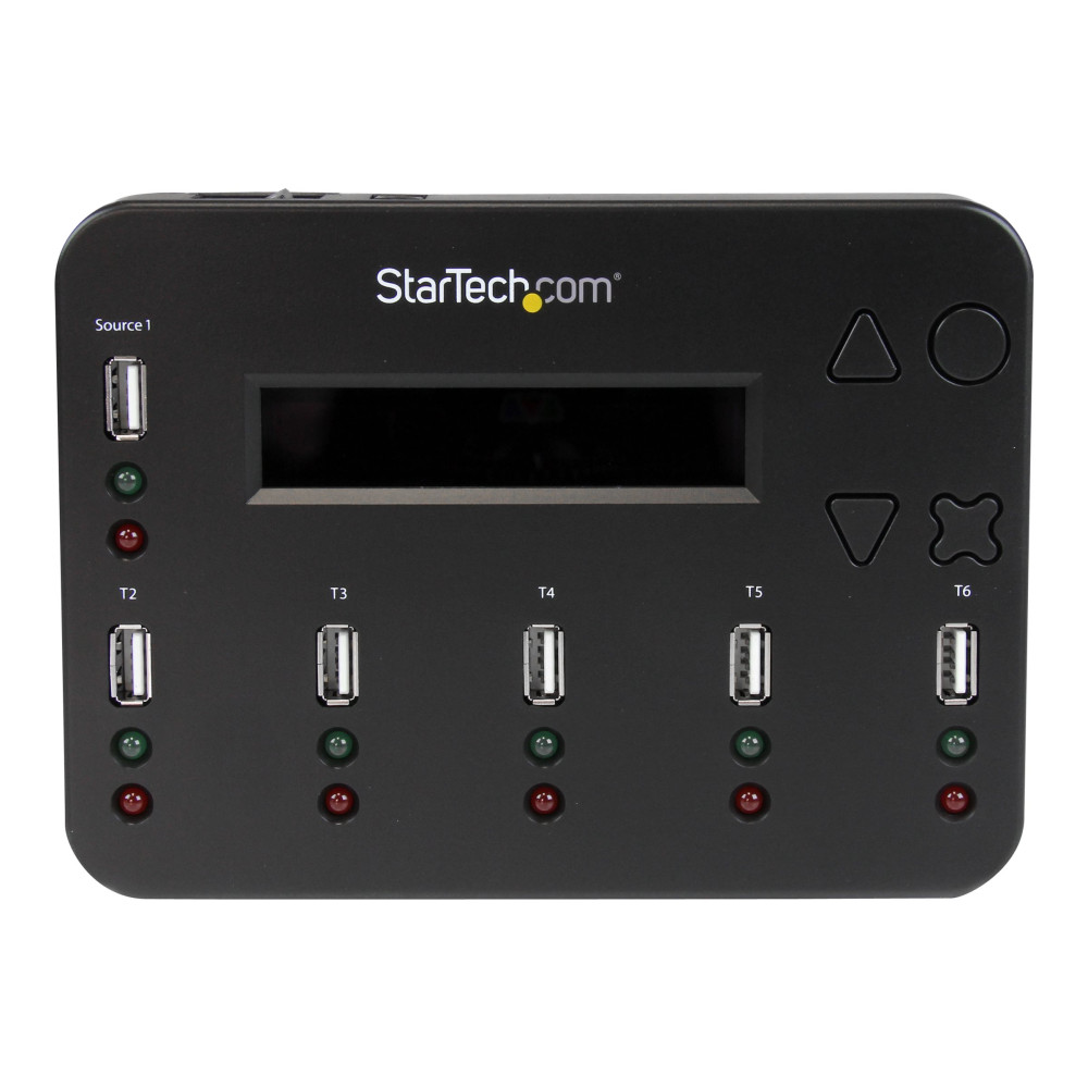 StarTech USBDUP15 1 TO 5 USB FLASH DRIVE DUPLICATOR, 2MODE, NO HOST, LCD DISPLAY, USB2.0, 2YR - Image 1