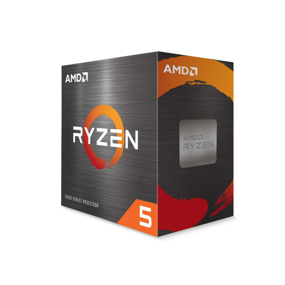 AMD 100-100000457BOX Ryzen 5 5500, 6-Core/12 Threads UNLOCKED, Max Freq 4.20GHz, 19MB Cache Socket AM4 65W, With Wraith Stealth cooler (RYZEN5000)(CPU) - Image 1