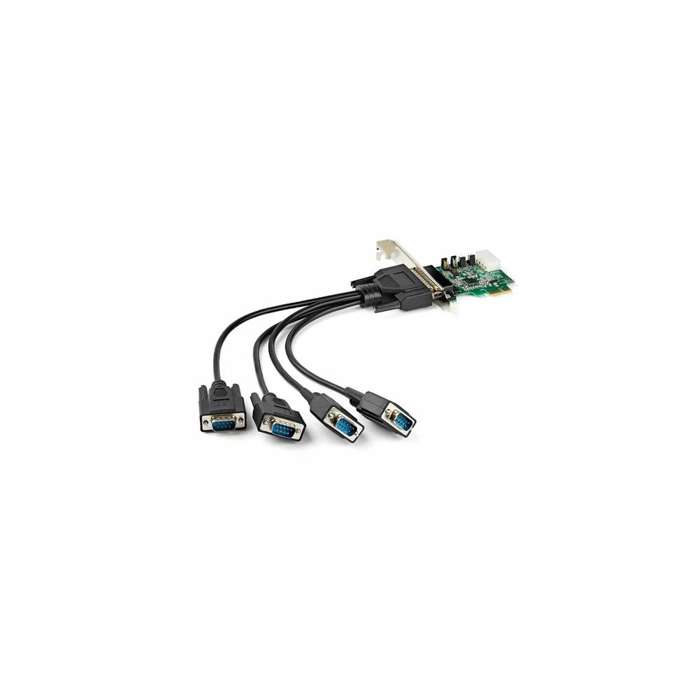 StarTech PEX4S953 4 PORT PCI EXPRESS RS232 SERIAL ADAPTER CARD 16950 - Image 2