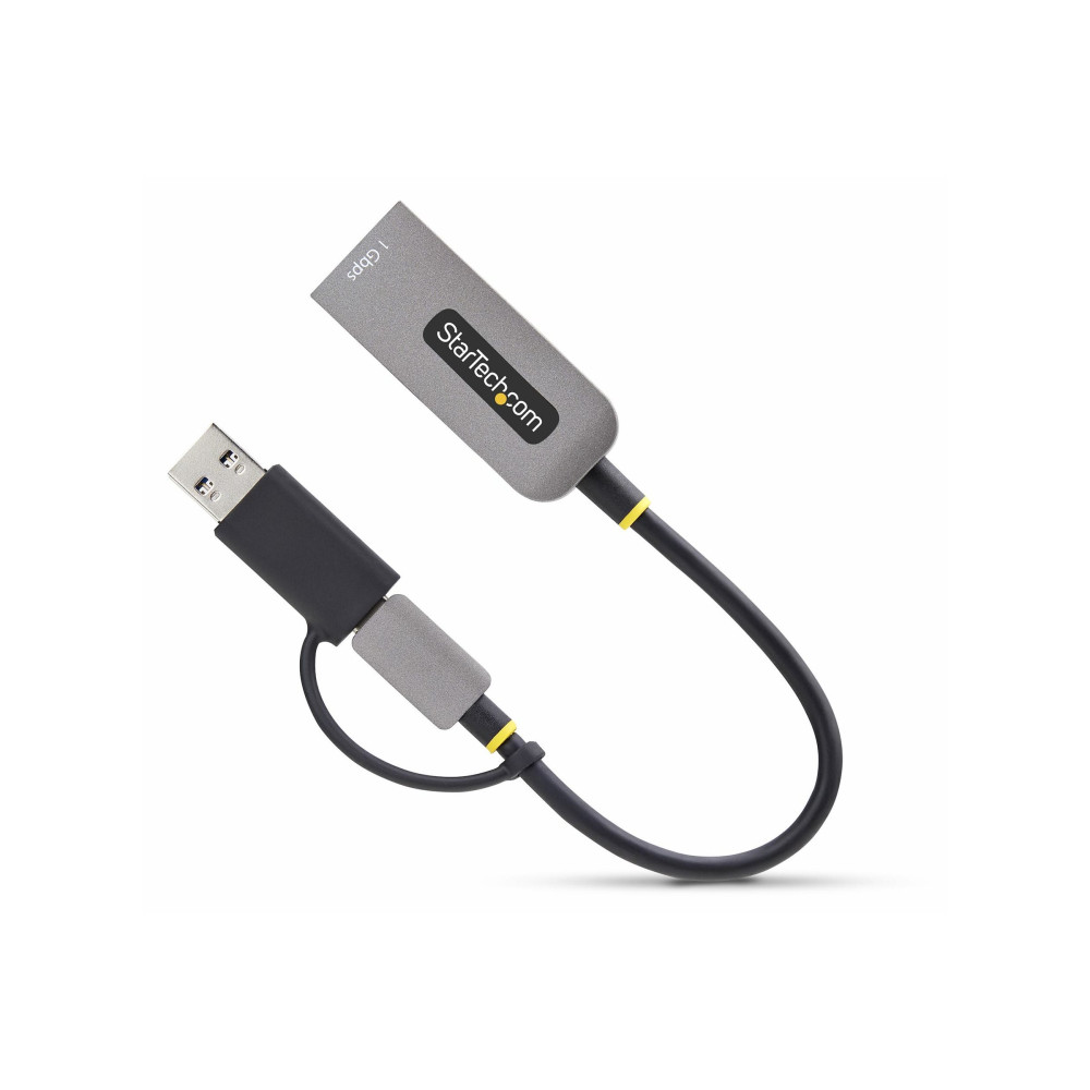 StarTech C21GA-USB-ETHERNET USB-C TO ETHERNET ADAPTER W/USB-A ADAPTER, REALTEK RTL8153B, 2 YR - Image 3