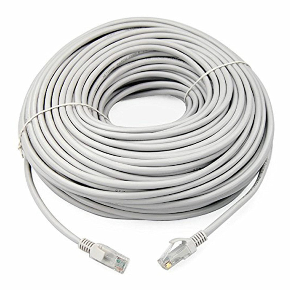 8ware PL6A-50GRY CAT6A Cable 50m - Grey Color RJ45 Ethernet Network LAN UTP Patch Cord Snagless - Image 1