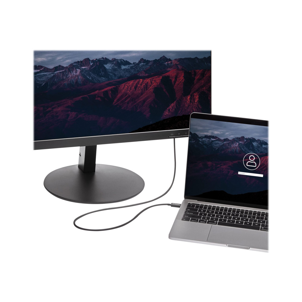 StarTech TBLT3MM1M 1m (3.3ft) Thunderbolt 3 Cable, 20Gbps, 100W PD, 4K Video, Thunderbolt-Certified, Compatible w/ TB4/USB 3.2/DisplayPort - 1m (3.3ft) Passive Thunderbolt 3 cable - Delivers consistent 20 Gbps performance - Compatible with TB4, USB4/USB-C