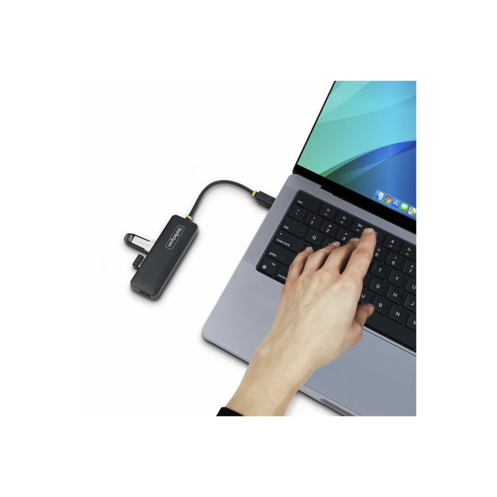StarTech H5C4A-USB-HUB 4-PORT USB-C HUB, 5GBPS, USB-C TO 4X USB-A, BUS POWERED, 2 YR - Image 4