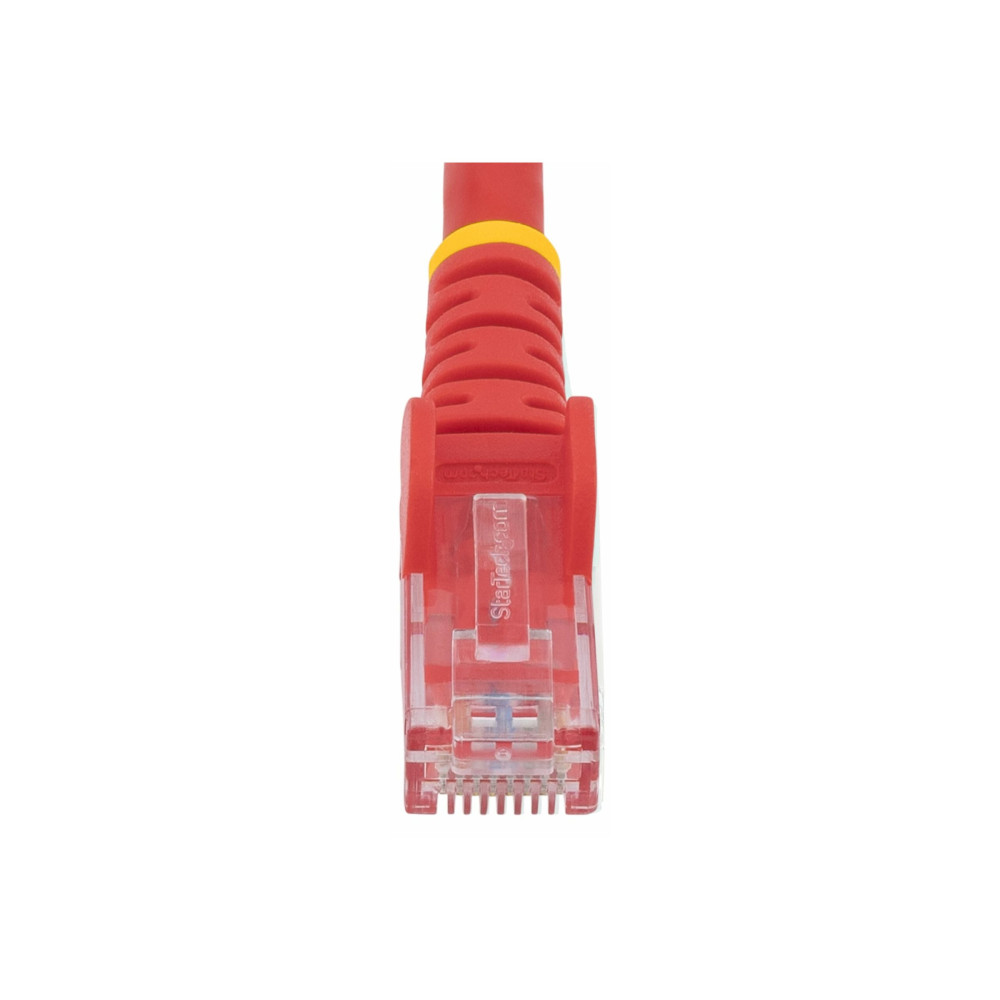 StarTech N6PATC3MRD 3M CAT6 ETHERNET CABLE RED 650MHZ 100W SNAGLESS PATCH CORD, LTW - Image 2
