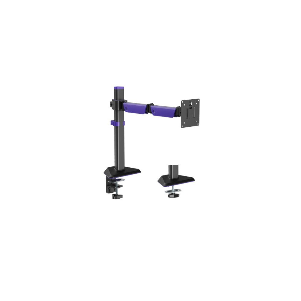 Brateck LDT89-C012 Amethyst Articulating Gaming Monitor Arm Matte Black, Fit Screen Size: 17'-40' Up to 12 KG, VESA 75x75,100x100 - Image 1