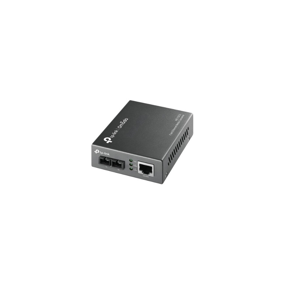 TP-LINK MC110CS 10/100Mbps Single-Mode Media Converter Convert 100BASE-FX Fiber to 100Base-TX Copper Media Extends Fiber Distance Up To 20km - Image 1
