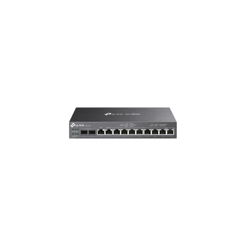 TP-LINK ER7212PC OMADA 3-IN-1 GIGABIT VPN ROUTER, GbE SFP WAN/LAN(2), WAN(2), LAN(8), 5YR - Image 1