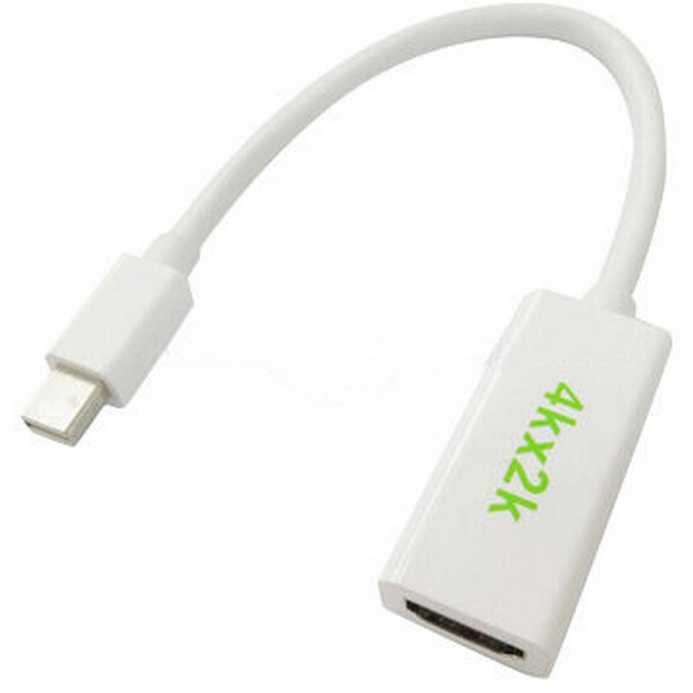 Astrotek AT-MINIDPHDMI4K-MF Mini DisplayPort DP to HDMI Converter Adapter Cable 15cm - Male to Female 4K@60Hz Macbook Air iPad Pro Microsoft Surface - Image 1