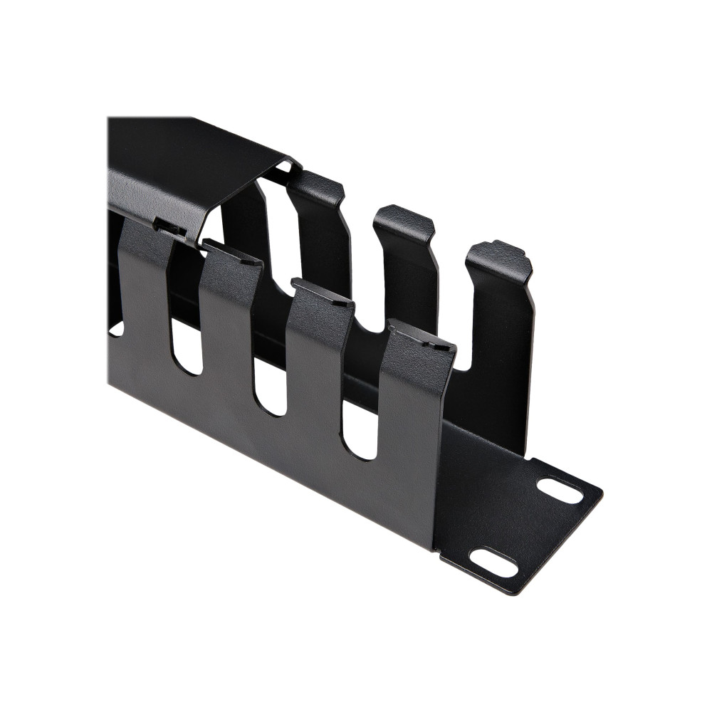 StarTech CMDUCT1UX 1U 19" FINGER DUCT RACK CABLE MANAGER W/ COVER - Image 5