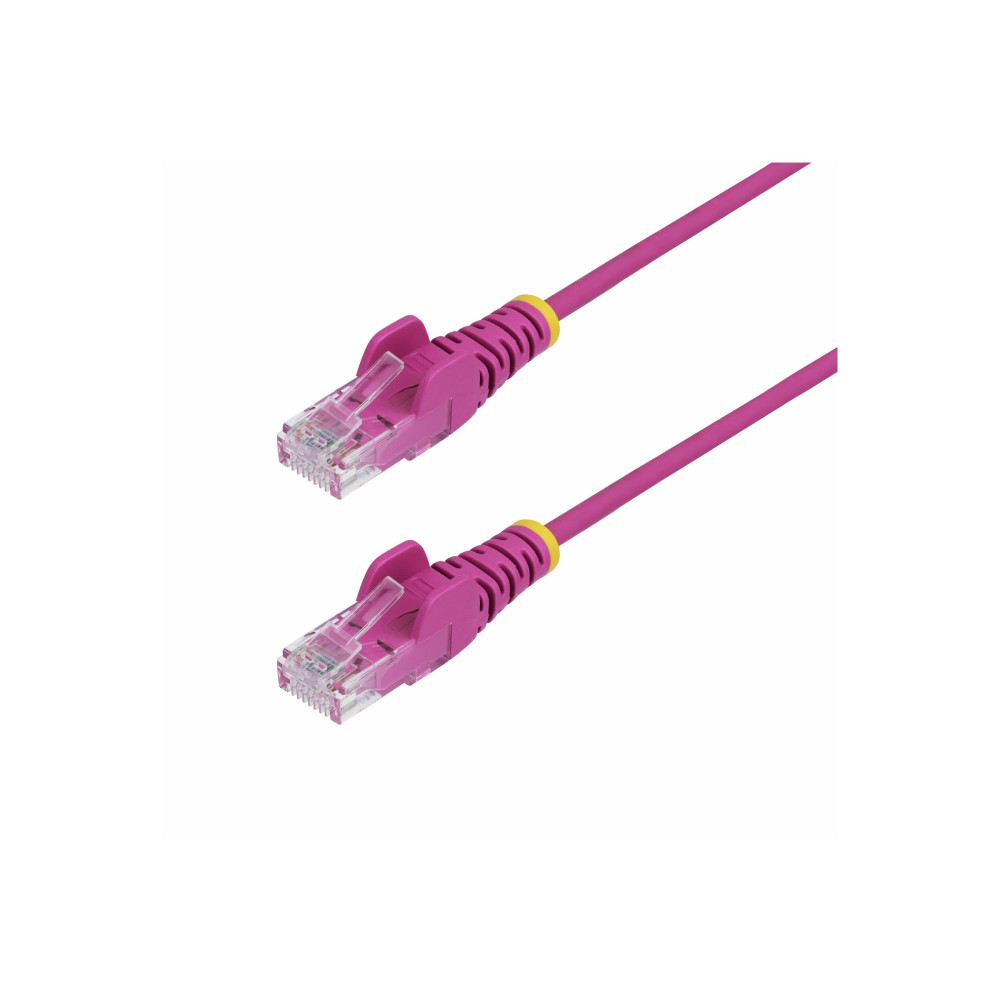 StarTech N6PAT10MPKS 10m Pink Slim CAT6 Ethernet Cable, Snagless, 28AWG, LSZH, LTW - Image 4