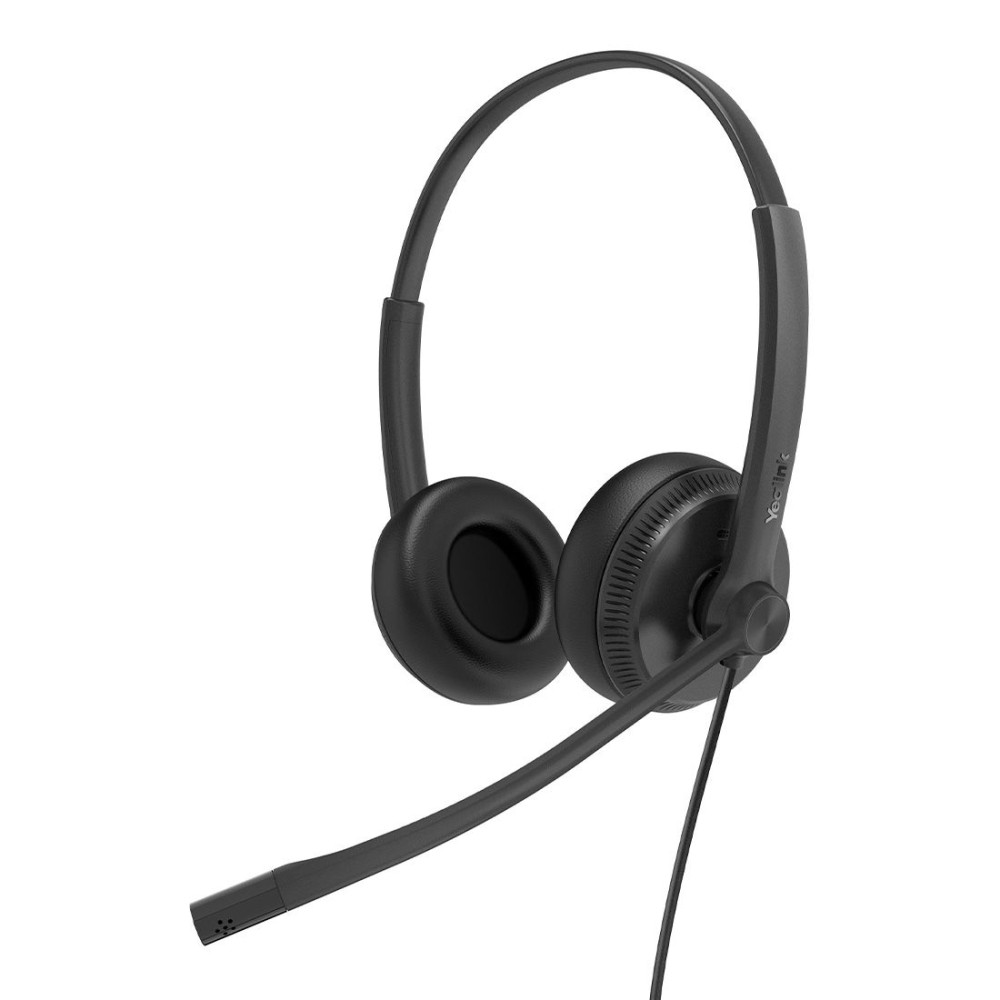 Yealink UH34-D-UC UH34 Dual UC USB Headset, Lightweight, All Day Wearing Comfort, Ear Wideband Noise Cancelling Microphone, Leather Ear Cushions, USB-A - Image 1
