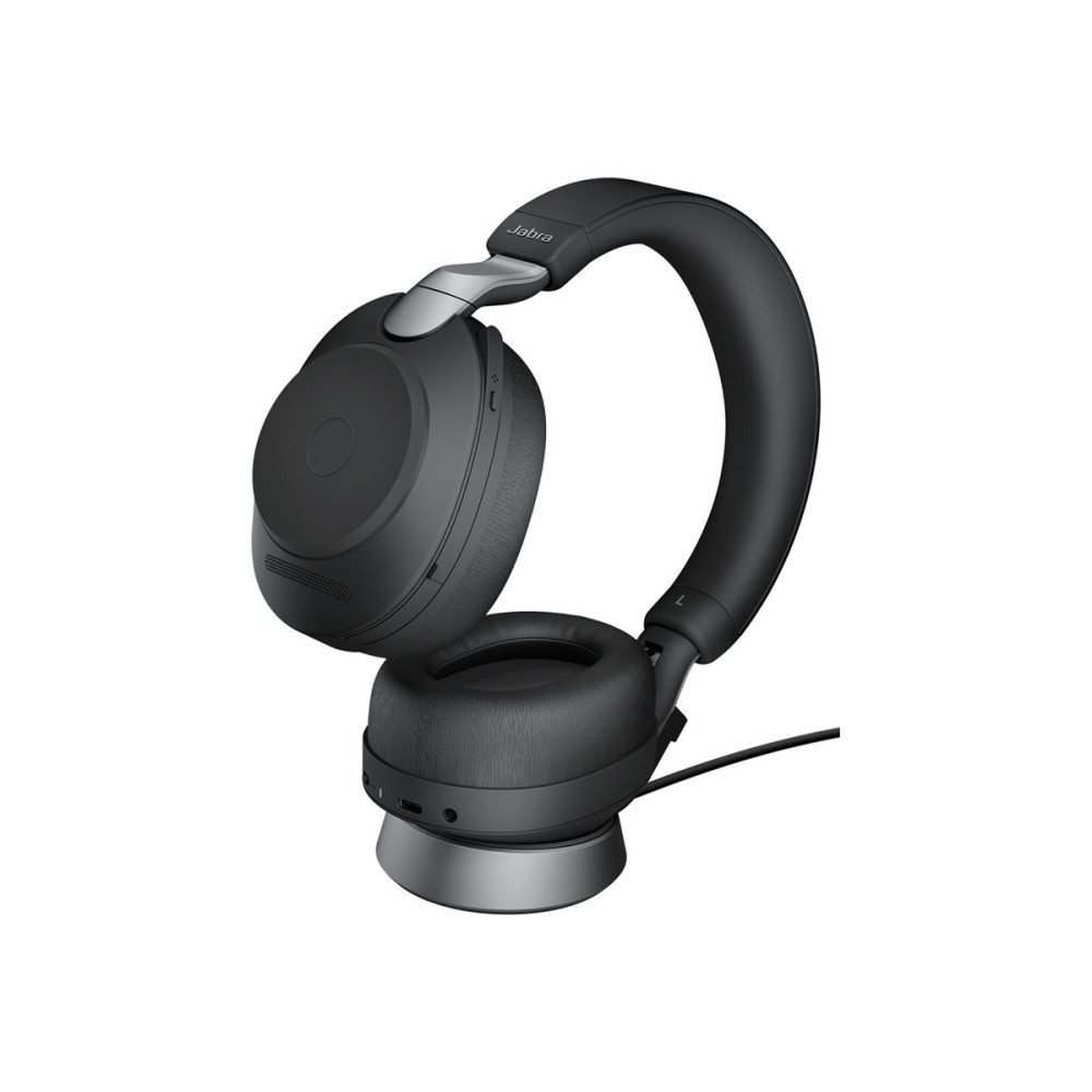 Jabra 28599-989-889 WIRELESS EVOLVE2 85 UC STEREO BLUETOOTH ANC HEADSET W/CHARGING STAND + LINK 390C BT - Image 4