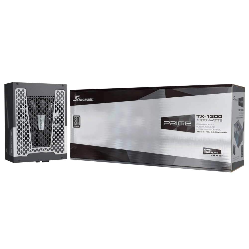 Seasonic PSUSEATX1300A31 PRIME TX-1300 1300W Titanium ATX 3.1 Fully Modular PSU - Image 6