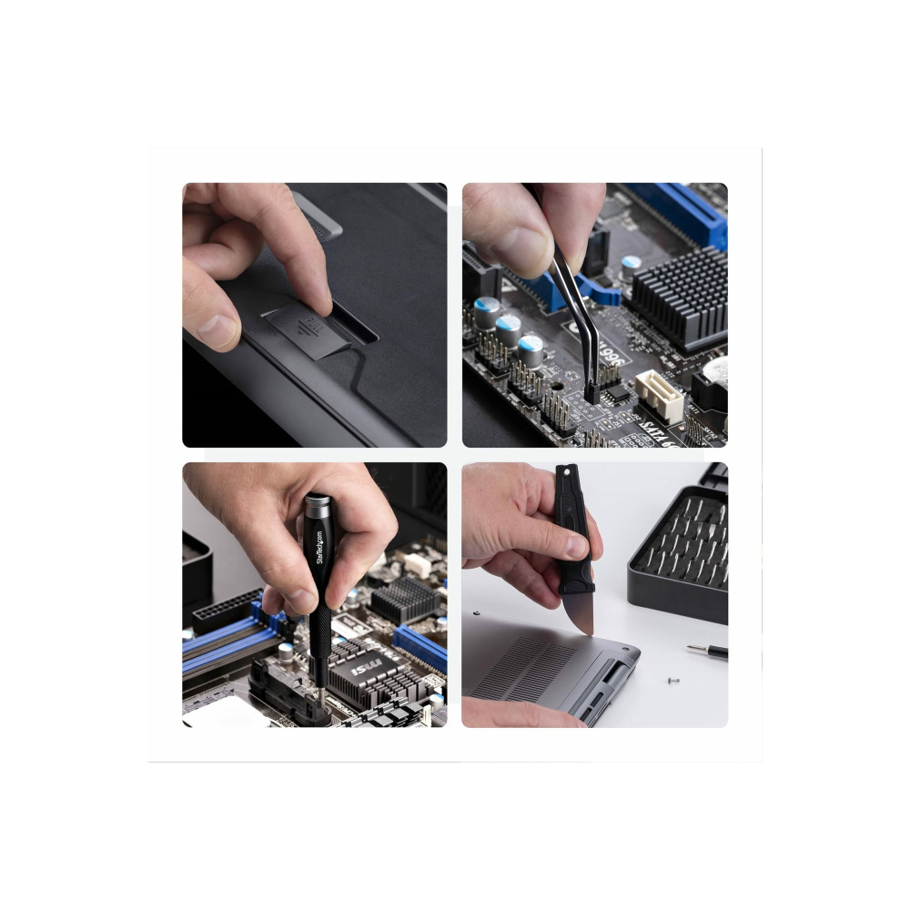 StarTech LAPTOP-TOOL-KIT 40-Piece Computer Repair Toolkit, 30-Bit Screwdriver Set, 2 YR - Image 7
