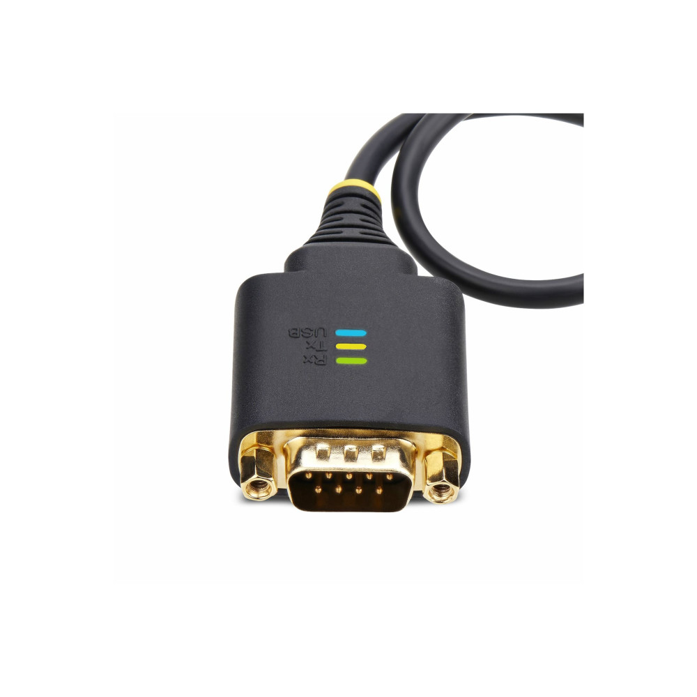 StarTech 1P1FFC-USB-SERIAL 1FT (30CM) USB TO SERIAL ADAPTER CABLE, COM RETENTION, RS232, 2 YR - Image 2
