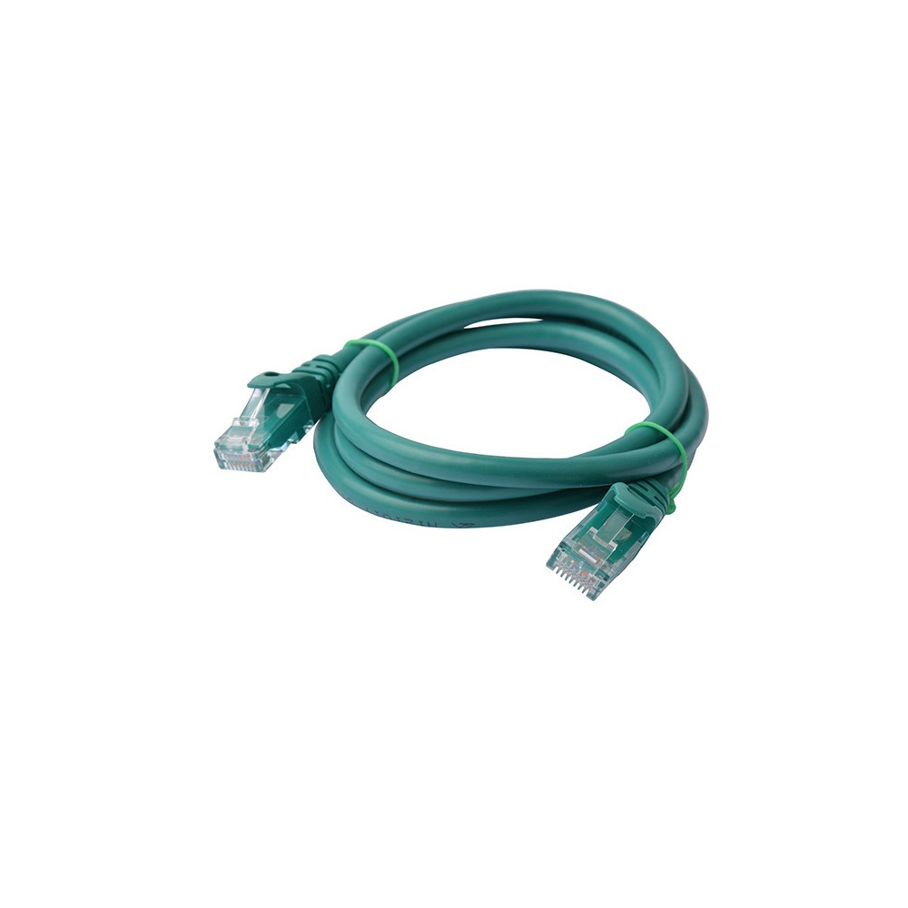 8ware PL6A-1GRN CAT6A Cable 1m - Green Color RJ45 Ethernet Network LAN UTP Patch Cord Snagless - Image 1