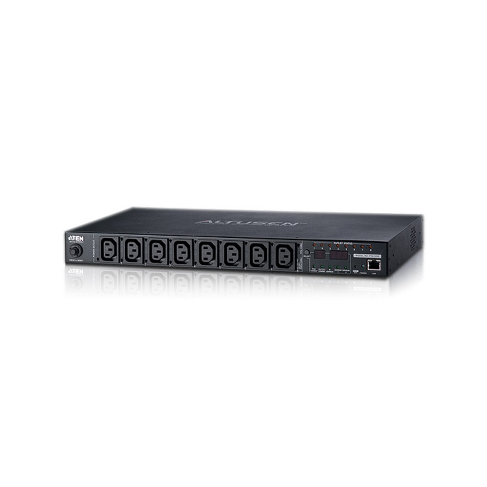 Aten PE6108G-ATB-G 8 PORT 1U 10A SMART PDU WITH BANK LEVEL METERING AND OUTLET CONTROL, 8XC13 OUTLETS - Image 1