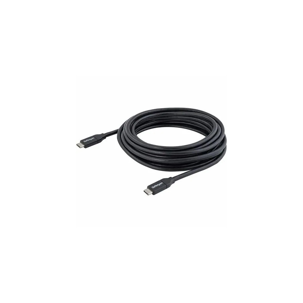 StarTech USB2C5C4M 4M USB-C TO USB-C CABLE, BLACK, 2YR - Image 4