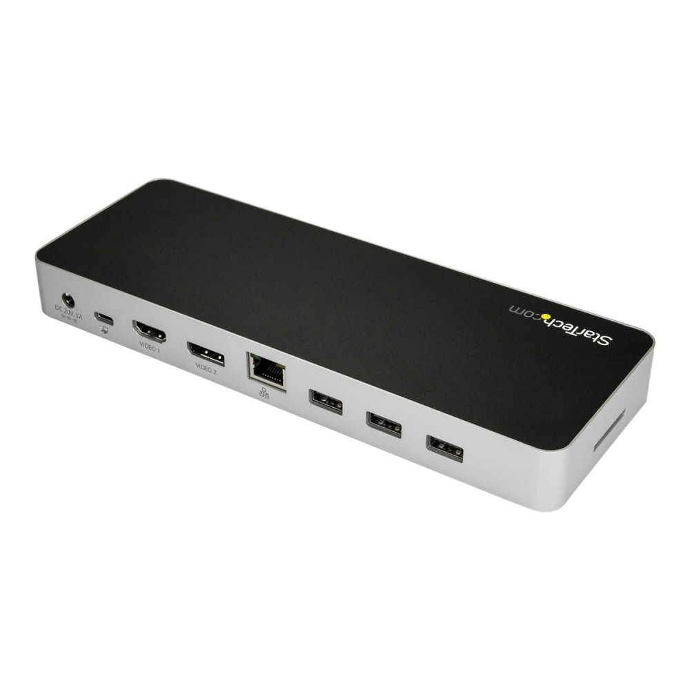 StarTech DK30CHDDPPD USB-C 4K DOCK, DUAL DISPLAY, HDMI, DP, USB(4), TB3 COMPATIBLE, 60W, AC, 3YR - Image 5