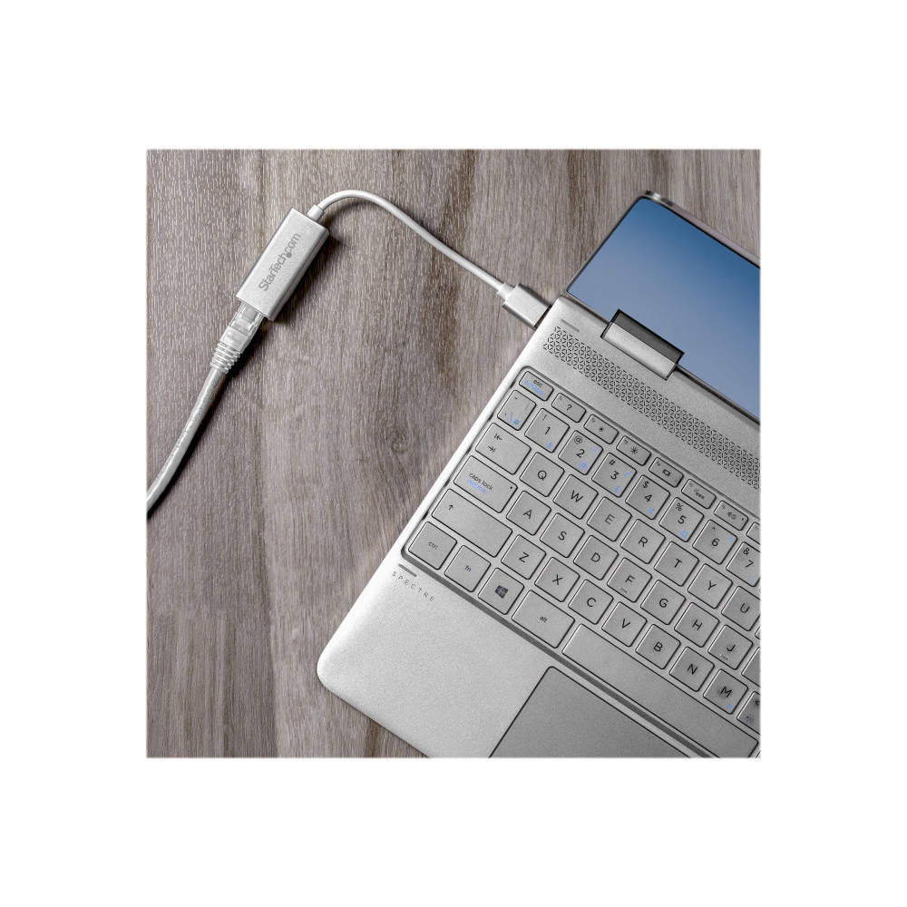 StarTech USB31000SA USB 3.0 TO GbE ADAPTER, ALUMINUM, SILVER, 2YR - Image 3