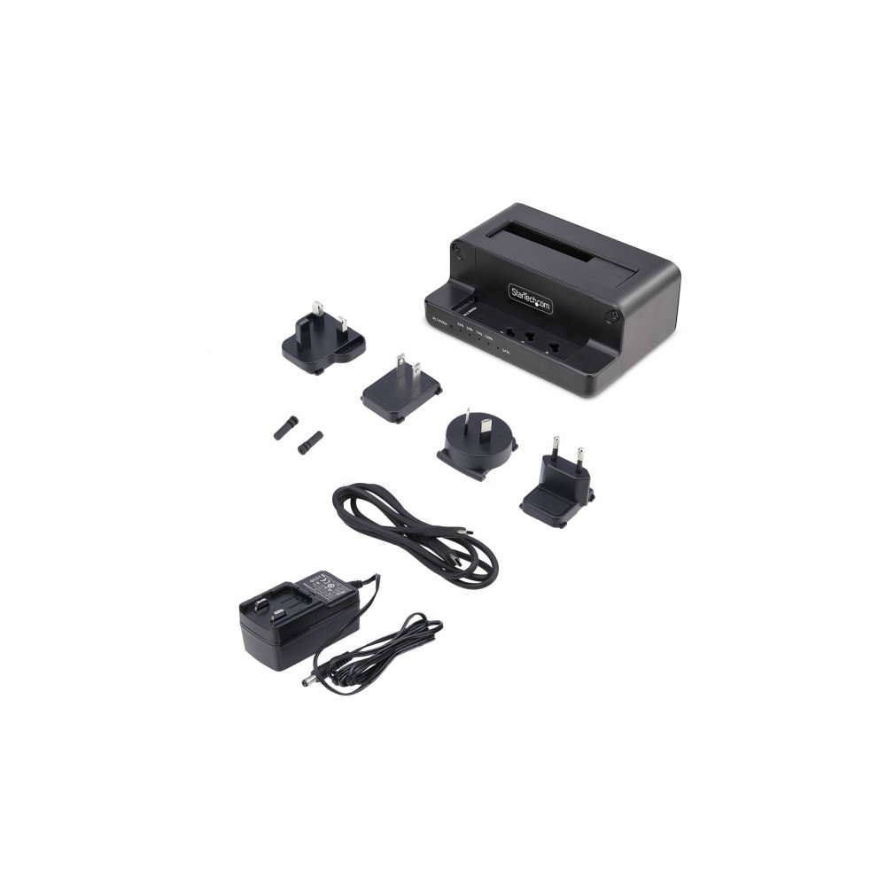 StarTech N2-M2-SSD-DUPLICATOR M.2 NVME TO 2.5/3.5" SATA DRIVE DUPLICATOR, DUAL BAY CLONER, 2 YR - Image 1