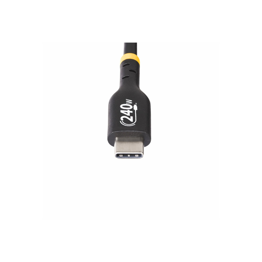 StarTech USB2EPR1M 1M USB-C 240W CHARGING CABLE, USB-IF CERTIFIED, LTW - Image 5